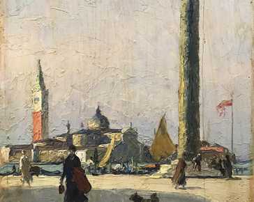 Stefano Novo - The Column of San Marco, Venice
